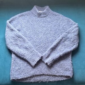 Madewell Heathered Blue Knit Sweater, size M